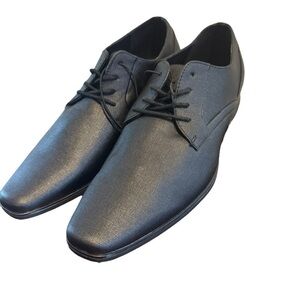 Calvin Klein Benton 2 Black textured oxford men’s dress shoes size 9